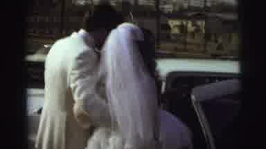 EAST LANSING MICHIGAN-1972: Bride Refused To Sit In The Car And Calling Her Mom