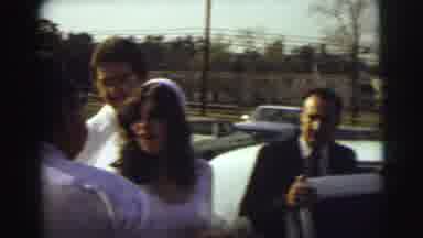 East Lansing Michigan (1972): Happily Married Bride And Groom Escape To Their