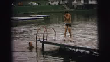 Superior Wisconsin (1973): Getting Ready To Jump In The Lake
