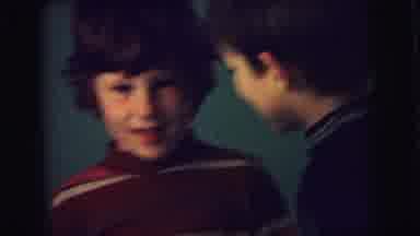 Superior Wisconsin (1973): Two Young Boys Smiling For The Camera Inside A House