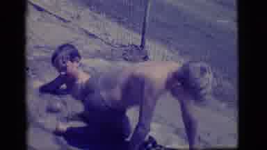 Ely Nevada (1968): Two Boys Playing Outside In A Self-Made Mud Pit Filled With
