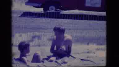 Ely Nevada (1968): Kids In A Pond With A Hose Putting More Water In It