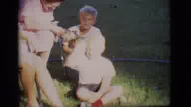 Des Moines Iowa (1966): Two Boys Happily Smile For The Camera With One Waving And