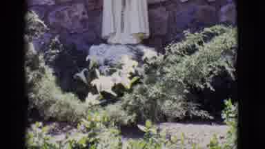 San Luis Colorado (1965): Video Of A Religious Statue Of Mary In Front Of A Rock