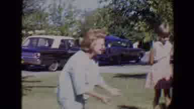 Evansville Indiana USA (1967): A Family Gathering Area In A Yard
