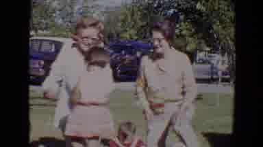 Evansville Indiana USA (1967): Women Children In A City Park On A Summer Day