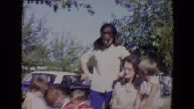 Evansville Indiana USA (1967): The Women Try To Wrangle The Children So The Man