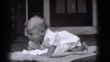 Trenton New Jersey (1941): Baby Push Ups Before Crawling