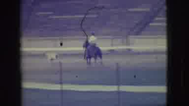Denver Colorado (1949): The Cars Going Fast On The Dirt With A Beautiful Horse