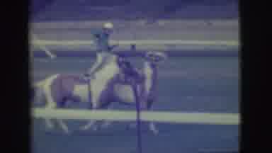 Denver Colorado (1949): Horses Are Racing Through The Arena With People In The