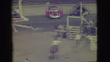Denver Colorado (1949): Man Bull Riding With A Group Of People Watching