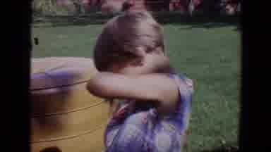 Davis California (1967): Kids Enjoying A Summer Day In The Backyard