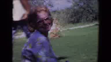 Davis California (1967): Family Smiling With Baby In Backyard