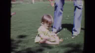 Davis California (1967): Children Playing In The Middle Of Nature With A Ball