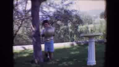Davis California (1967): Child Playing With A Ball