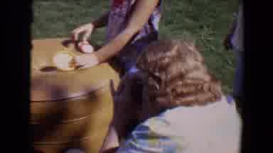 Davis California (1967): Children Play Outside Under Watchful Adult Eyes On