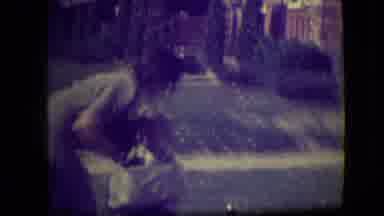 Park Ridge Illinois (1946): Woman Wearing Black Hat Gives Boy Wearing White Shirt