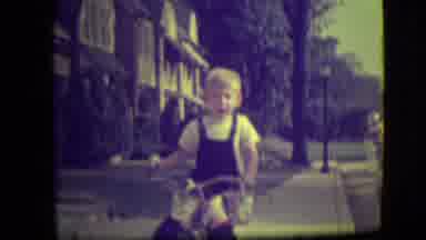 Park Ridge Illinois (1946): Riding A Bike
