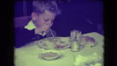 Patterson New Jersey (1946): Boy Eating