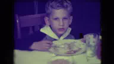 Patterson New Jersey (1946): Cute Baby Eating Creating A Mess