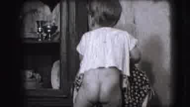 Cliffside Park New Jersey (1942): Naked Baby Humps Chair Dance And Showing Their