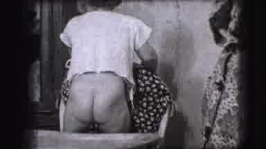 Cliffside Park New Jersey (1942): Bare Butt Baby Dances In High Chair Then Crawls