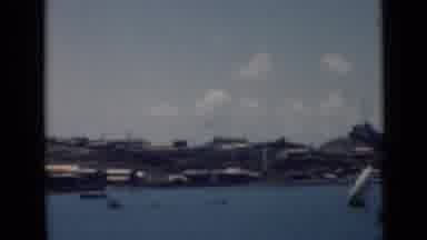 Aden Yemen (1946): Panorama Of Port With Boats And Mountains In Background