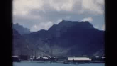 Aden Yemen (1946): Water View Of Harbor And Rugged Mountains On A Peaceful Day