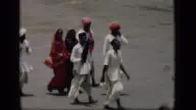 Bombay India (1946): Tribal Desert Women Men Walking Searching Armed Looking Hot