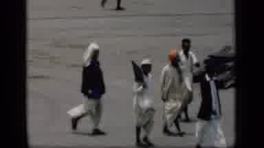Bombay India (1946): Villagers Walking Around In Their Village What Looks Like