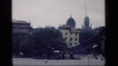 Bombay India (1946): First A Cityscape Is Shown With Large Asphalt Plaza In Front