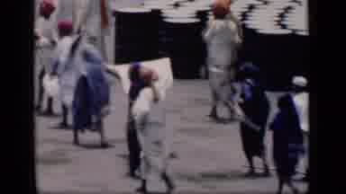 Bombay India (1946): The People Of India Walking Towards The Next Big Ceremony In