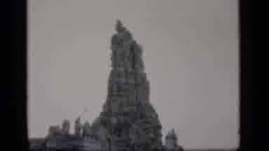 Bombay India (1946): The Intricate Tower Of An Old Historic Building Is Shown
