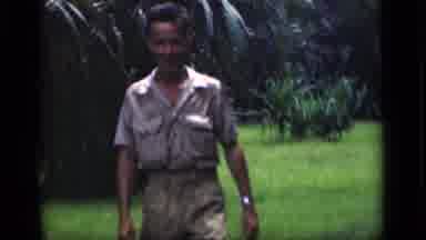 Bombay India (1946): Man Walk In A Beautiful Exotic Nature In A Sunny Day