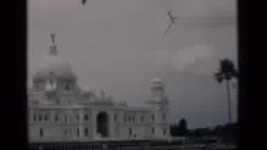 Bombay India (1946): Black And White Video Of Large Government Building Is Shown