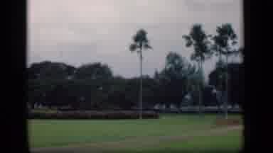 Bombay India (1946): A Vehicle Is Travelling On Road Beside Which There Is