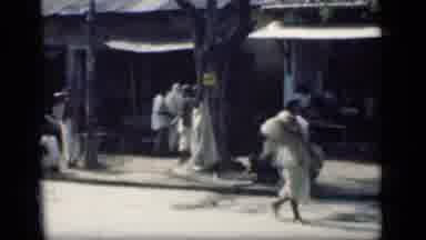 Bombay India (1946): People Walking In And Around The Road