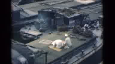 Calcutta India (1946): Footage Shows Two Muslim Men Facing Mecca Praying On Top Of
