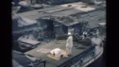 Calcutta India (1946): Man Prays On The Rug That Covers The Ground And The Other