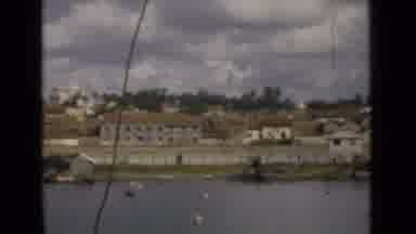 Colombo Ceylon (1946): View Of Seaside City And Green Trees On A Clear Day