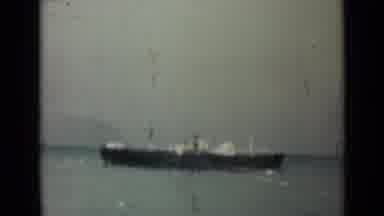 India (1946): View And Ship Sailing At Cruise Speed In Nar Calm