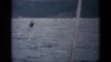 India (1946): Sailors On Board A Large Cargo Or Fishing Vessel At Sea