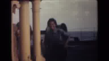 India (1946): Happy Woman Recorded Running Jumping And Having Fun