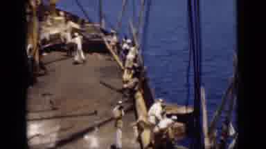 Suez Canal Egypt (1946): Arabs Sailing Ship