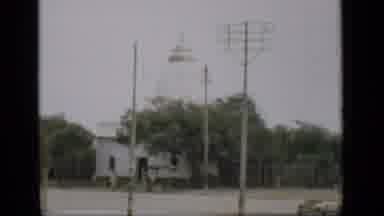 Suez Canal Egypt (1946): High Rise Apartment Building And A White Church
