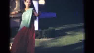 India (1947): A Girl Outside Dresses In A Costume Acting And Dancing Portraying A