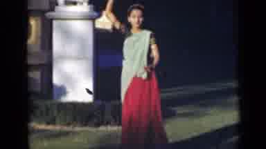 India (1947): A Young Woman Is Doing A Dance That Respectfully Represents Her