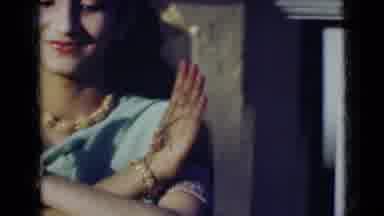 India (1947): A Young Woman Dressed In An Odalisque Dancing With Her Hands And