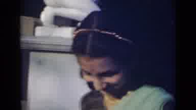 India (1947): Hindu Girl Smiles