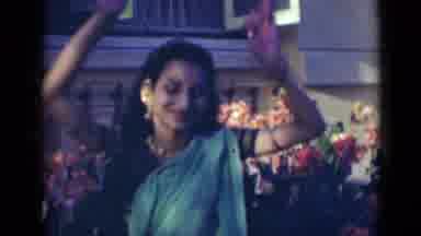 India (1947): Cute Hindi Girl Dancing With Her Fancy Dress And Jewelry